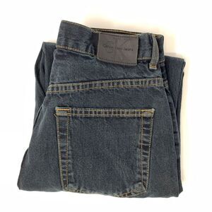 Calvin Klein Women's Jeans Black Dark Wash‎ High Waisted Size 6